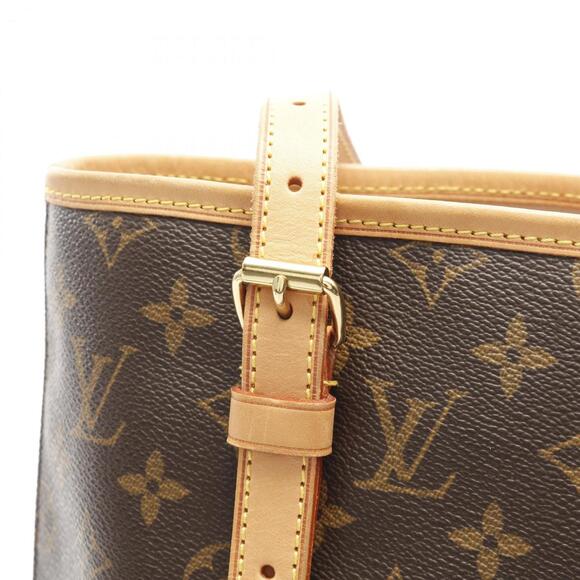 LOUIS VUITTON Brown Monogram Leather Shoulder Bag - Picture 9 of 10